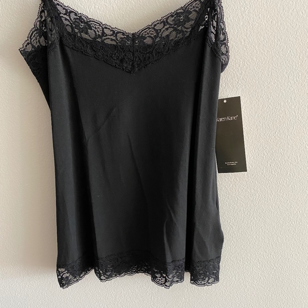 Karen Kane Lace-Trimmed Camisole, Size S